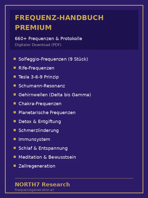 Frequenz-Handbuch Premium PDF - 660 Frequenzen für Bioresonanz und Rife-Therapie