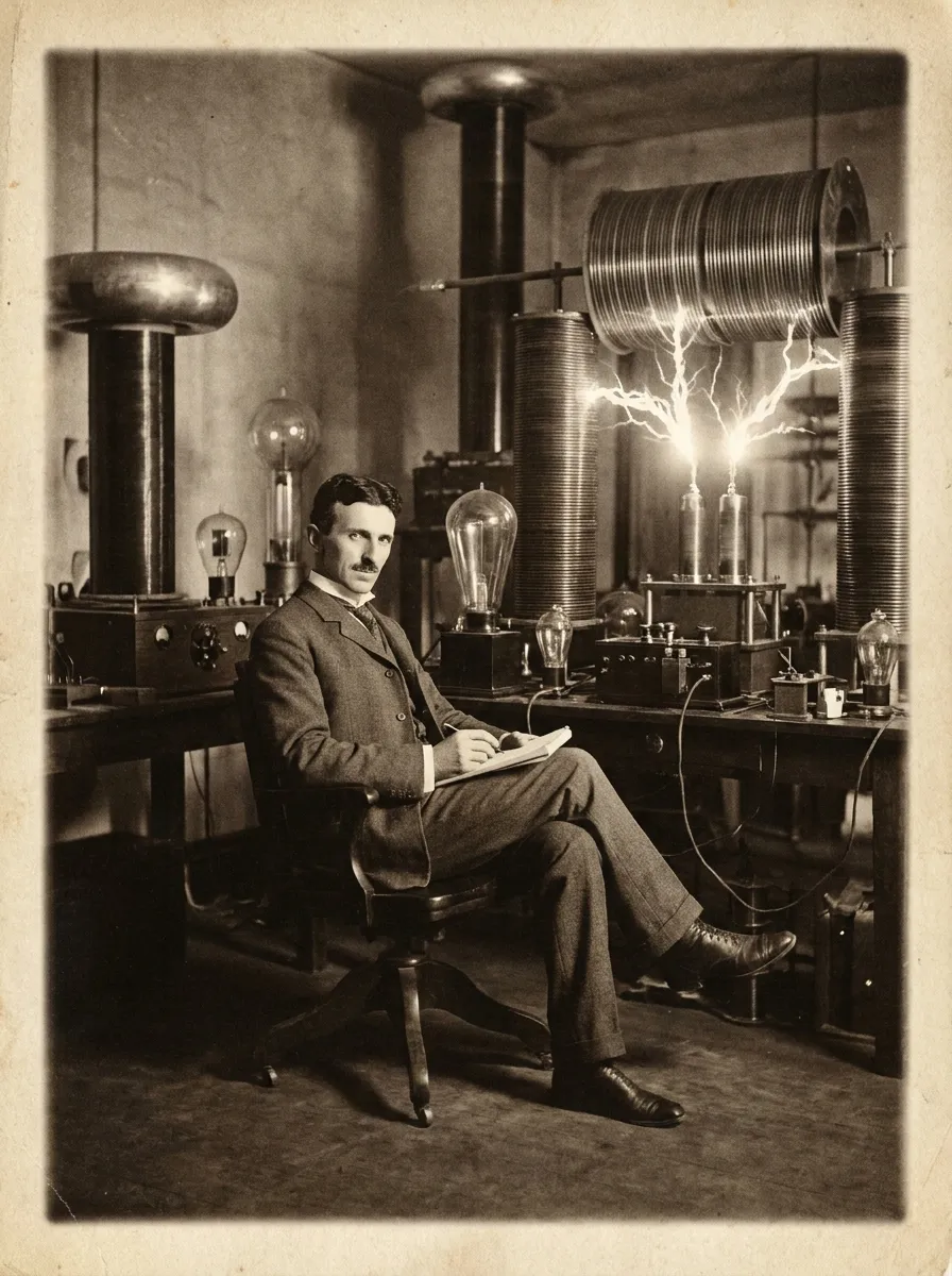 Nikola Tesla - Pionier der Frequenzforschung und Schwingungstherapie